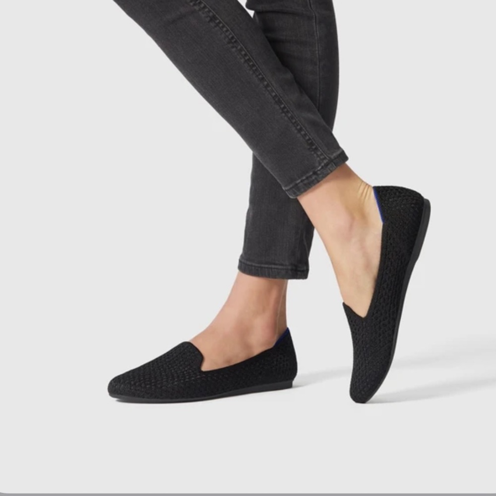 Rothys | Black Honeycomb Loafer 6